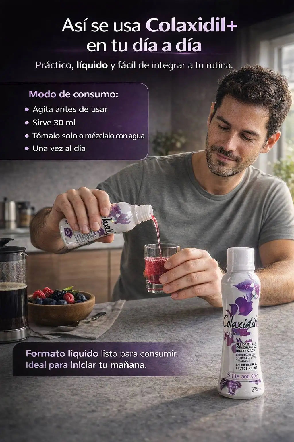 Así se usa Colaxidil+ en tu día a día